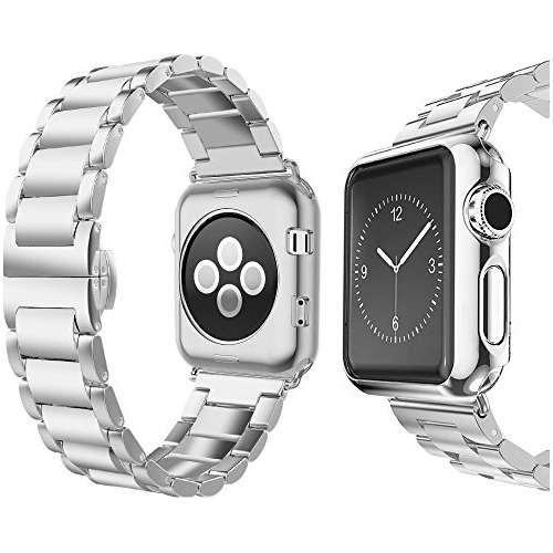 Umtele Correa Acero Inoxidable Apple Watch Serie 1/2/3 42mm