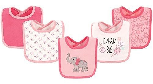 Pack De 5 Baberos Hudson Baby Baby Cotton Drooler