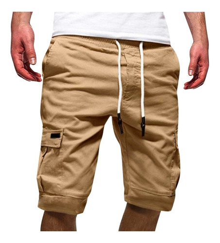 Mens Cargo Shorts Summer Casual Plus Size Golf Multi