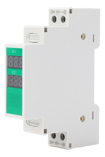 Medidor De Voltaje De Riel Din, Voltímetro Dc De 11 V A 310