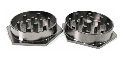 Imagen 2 de 6 de Picador Grinder Metalico Hexagonal 2 Partes