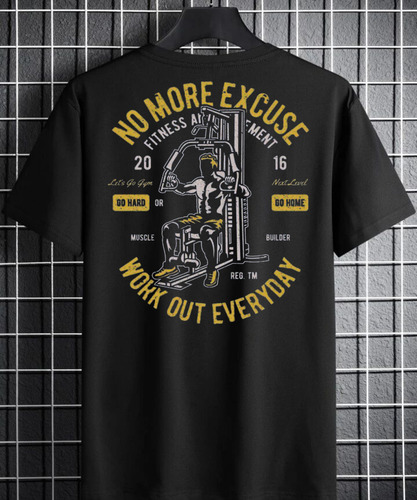 Playera Oversize, Gimnasio, Gym, Powerlifting, Entrenamiento