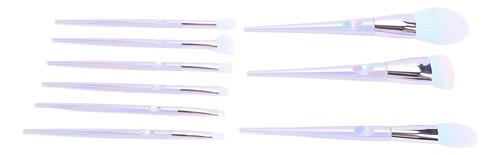 Set De Maquillaje Profesional De 9 Pinceles De Belleza Color