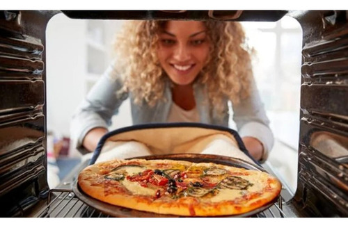 Asadera Pizza O Faina Redonda Fuente Horno Gas O Electrico