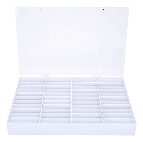 Caja De Almacenamiento De Uñas Contenedor De Blanco