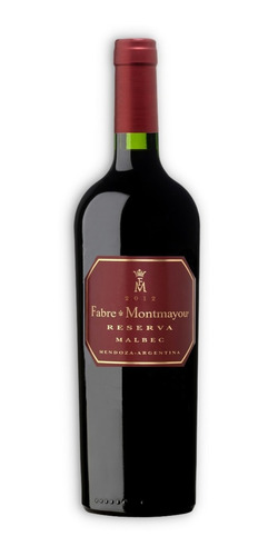 Imagen 2 de 2 de Fabre Montmayou Reserva Vino Malbec X6u 750ml Luján De Cuyo