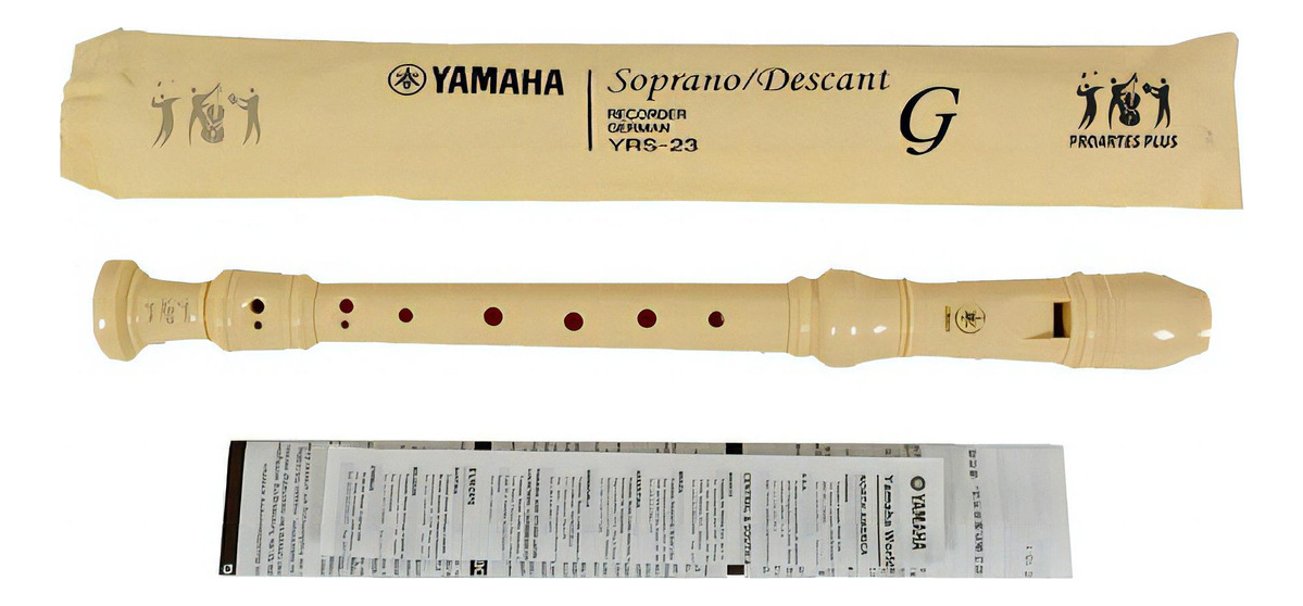 Flauta Dulce Soprano Yamaha Yrs-23 (beige) Yrs23 Color Beige