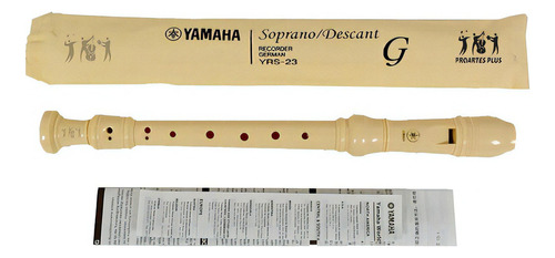 Flauta Dulce Soprano Yamaha Yrs-23 (beige) Yrs23 Color Beige