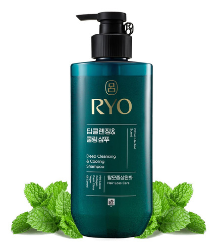 Shampoo Ryo Scalp Deep Cleansing Com Ginseng Coreano E Cafeí