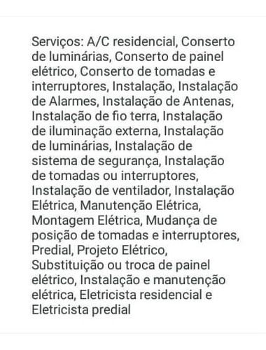Imagem 2 de 2 de Serviços Elétricos