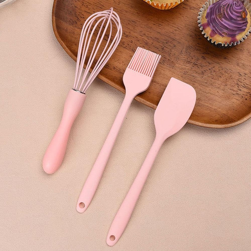 Set De Batidor, Raspador De Crema Para Tartas Y Brochas De A