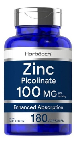 Picolinato De Zinc 100mg - 180u