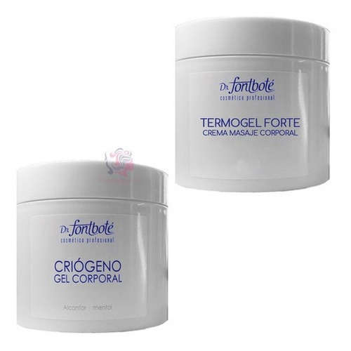 Pack Reductivo Termogel Piel + Gel Criógeno Dr.fontboté 