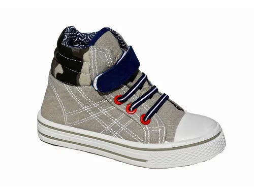 Zapatillas de lona con caña new arrivals