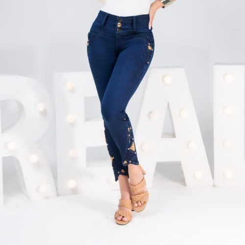 Jeans Colombiano Levanta Cola 21274 Real Jeans