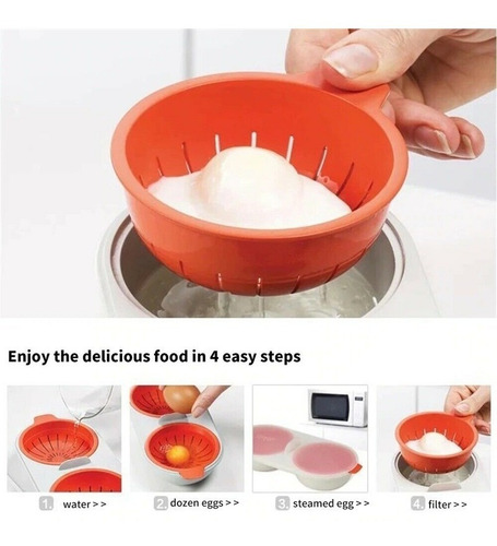 Kitchen Gadgets Huevo Escalfado Taza Doble