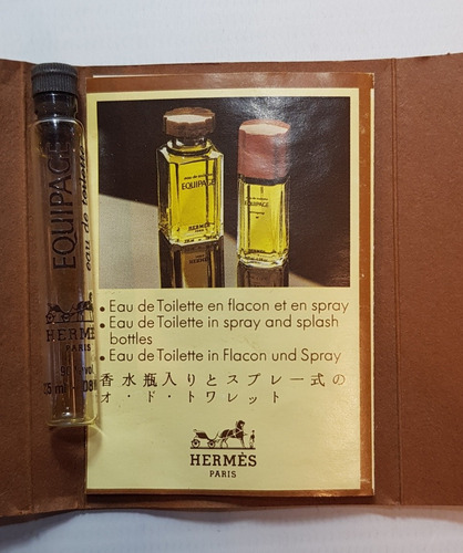 Imagen 6 de 7 de Perfume Hermes Antigua Muestra Catálogo Paris Ro 1861