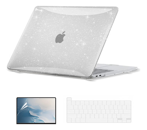 Funda Eoocoo Para Macbook Pro 13 M2 + C/teclado Glitter
