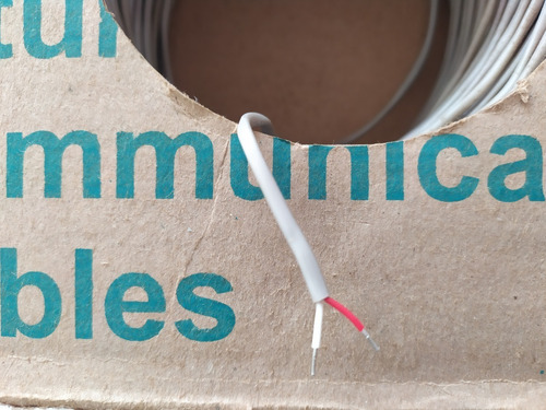 Cable Comunicacion Siemens 2x0.5/0.9 1 Par Redondo Gris 