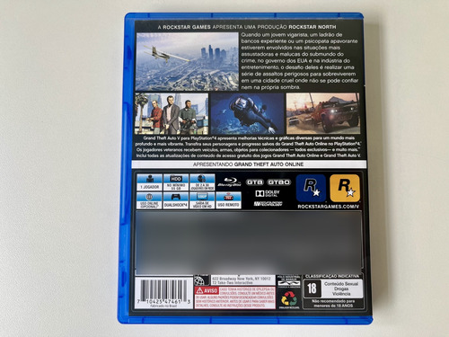 Grand Theft Auto V - Gta V - Gta 5 Ps4 (Usado)