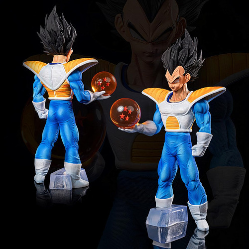 Figura De Colección Dzb Vegeta 28 Cm Pvc Regalos De Cumpleañ