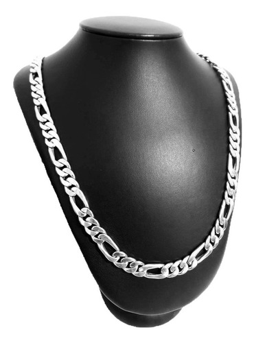 Imagem 1 de 4 de Corrente Cordão Grumet 3x1 45 Gramas 70cm Ouro Branco 18k