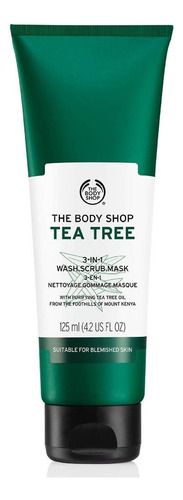Máscara 3 Em 1 Tea Tree 125ml, The Body Shop