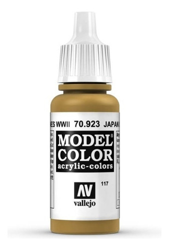 Vallejo Model Color 17ml Pintura Acrílica Color 117 Uniforme Japones Wwii 70.923