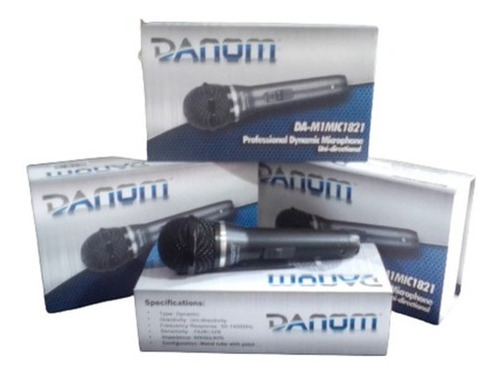Microfono Danom Con Cable De 4mts Canon Plug Da-m1mic159