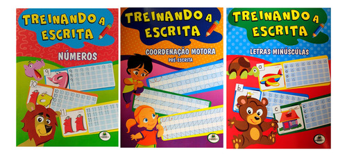 Kit De Livros: Treinando A Escrita - 3 Vol - Crianças 6+ An, De Vários Autores., Vol. 1. Editorial Kit De Livros, Tapa Mole En Português