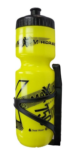 Caramañola Bicicleta 750ml Con Pico Antiderrame Y Soporte!