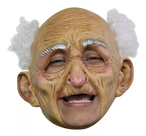Máscara Realista De Viejo Old Man Deluxe Halloween