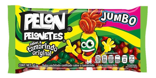 Pelonetes Jumbo Pelón Pelo Rico 65 Grs