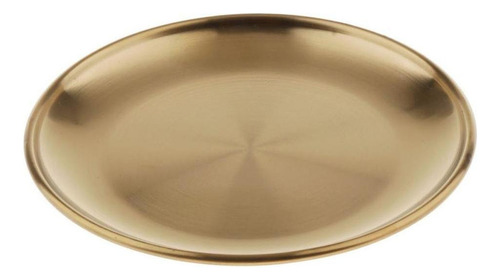 M Plato De Vajilla De Metal Golden Tableware 5.5\ Mesa De