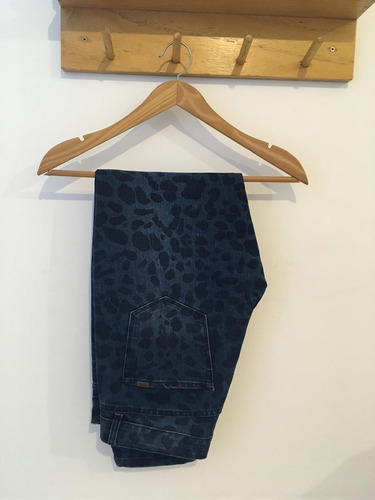 Jean Animal Print Azul 