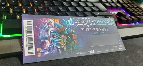 Iron Maiden - Tickets Souvenir Maiden Recitales En Argentina