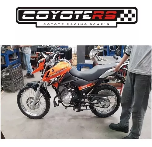 Protetor Motor Carenagem Coyote com Pedal Yamaha Crosser 150 - Cavalo de  Aço Motos