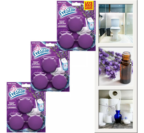 Tabletes Pedra Bloco Sanitário P/ Caixa Acoplada Kit C/9 45g