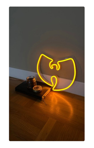 Letrero Led Neon Logo Wu Tang 30*40cm Luminoso