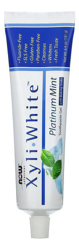 Now Solutions Pasta Dental Xyliwhite Menta Platino 181g