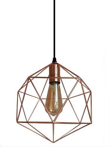 Imagen 1 de 6 de Lámpara De Techo Vintage Cobre Para Sala, Cocina, Etc.