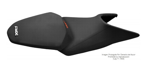 Funda Asiento Antideslizante Ktm Duke 200/390 Bordada Modelo Total Grip Fmx Covers Tech  Fundasmoto Bernal