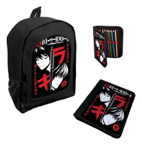 Comprar Combo Escolar Mochila Carpeta Cartuchera Death Note M36
