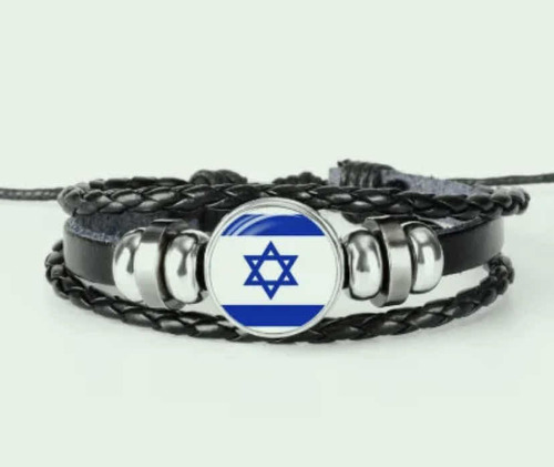 Pulsera Israel Cuero Mujer- Sinaisefer Chile