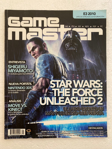 Revista Game Master #9 Gamemaster 2009 Force Unleashed 2 (Usado)