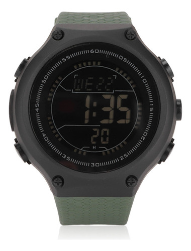 Reloj Militar Deportivo Con Pantalla Lcd Retroiluminada A Pr