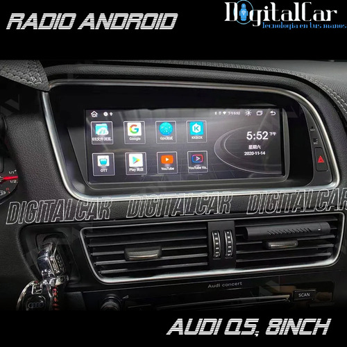 Radio Pantalla Android Audi Audi Q5 2009/16, 8inch