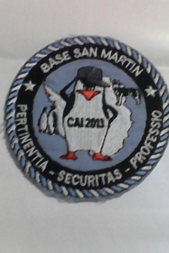 Fuerza Aérea Y Base San Martín Set De 2 Escudos Dé Tela-unic