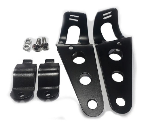 Imagen 2 de 3 de Soporte Anclaje Para Farol Delantero Redondo Top Racing