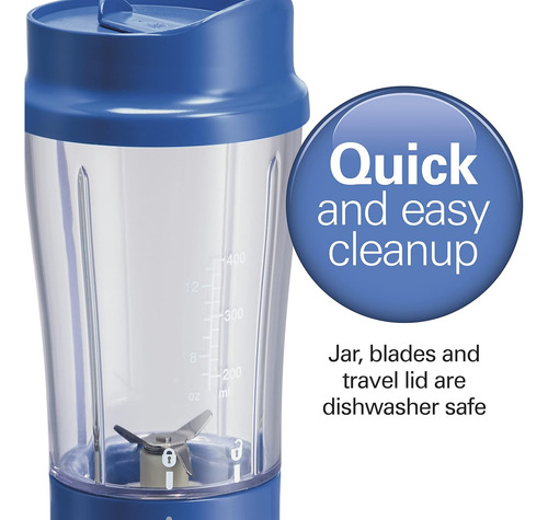 Liquidificador Hamilton Beach Compact Sem Bpa 414ml Azul